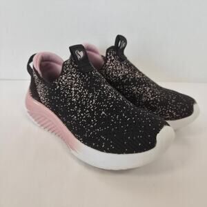 Skechers Air‑Cooled Memory Foam Sneakers — Black/Pink